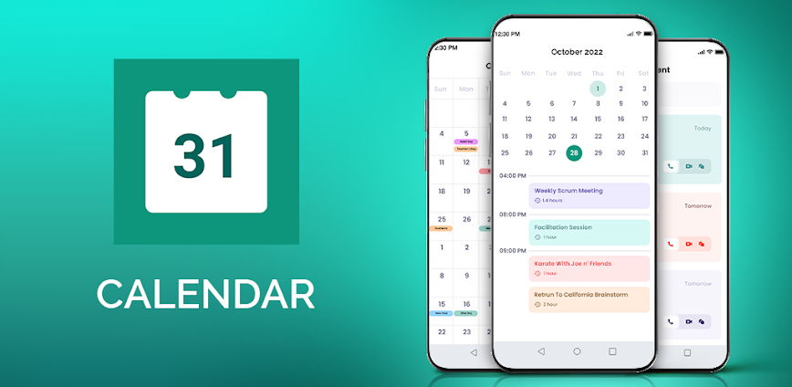 Calendar MOD APK v21.5 [Pro Unlocked]